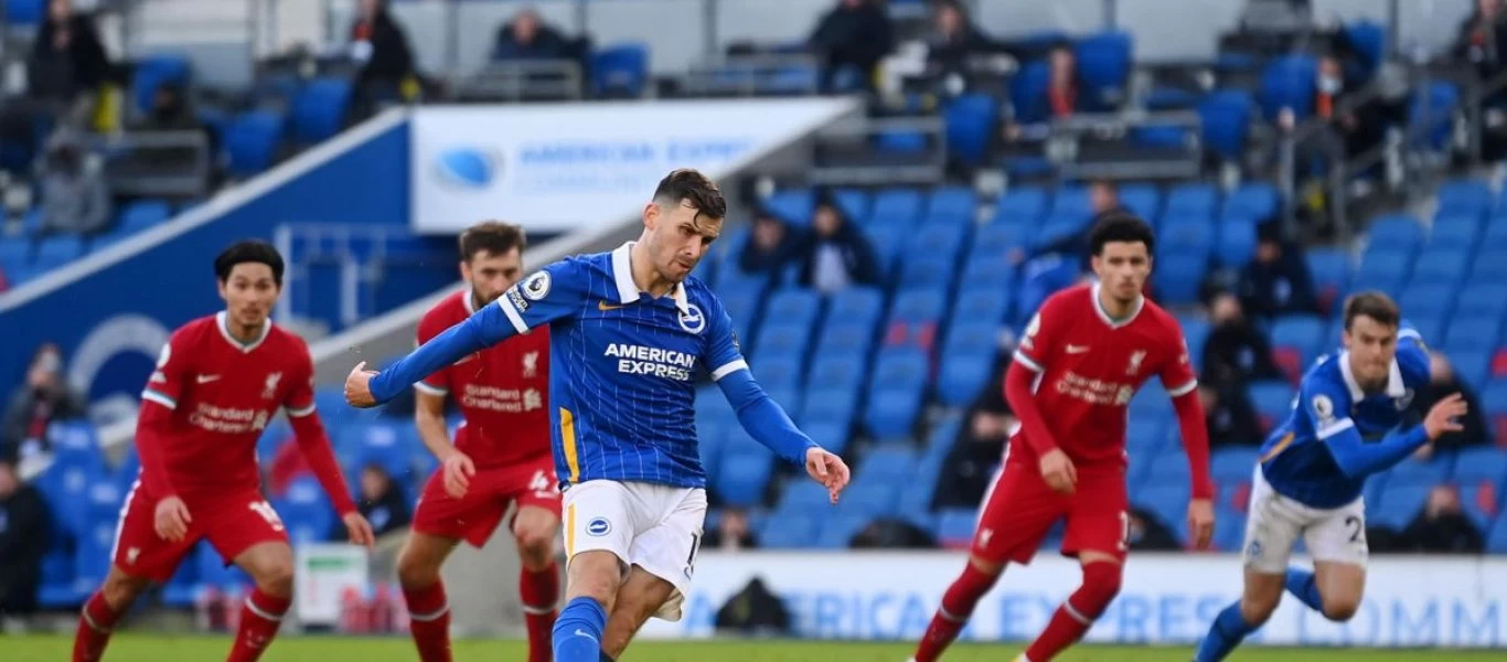 Premier League: Γκέλα στο 93' για την Λίβερπουλ - 1-1 με την Μπράιτον